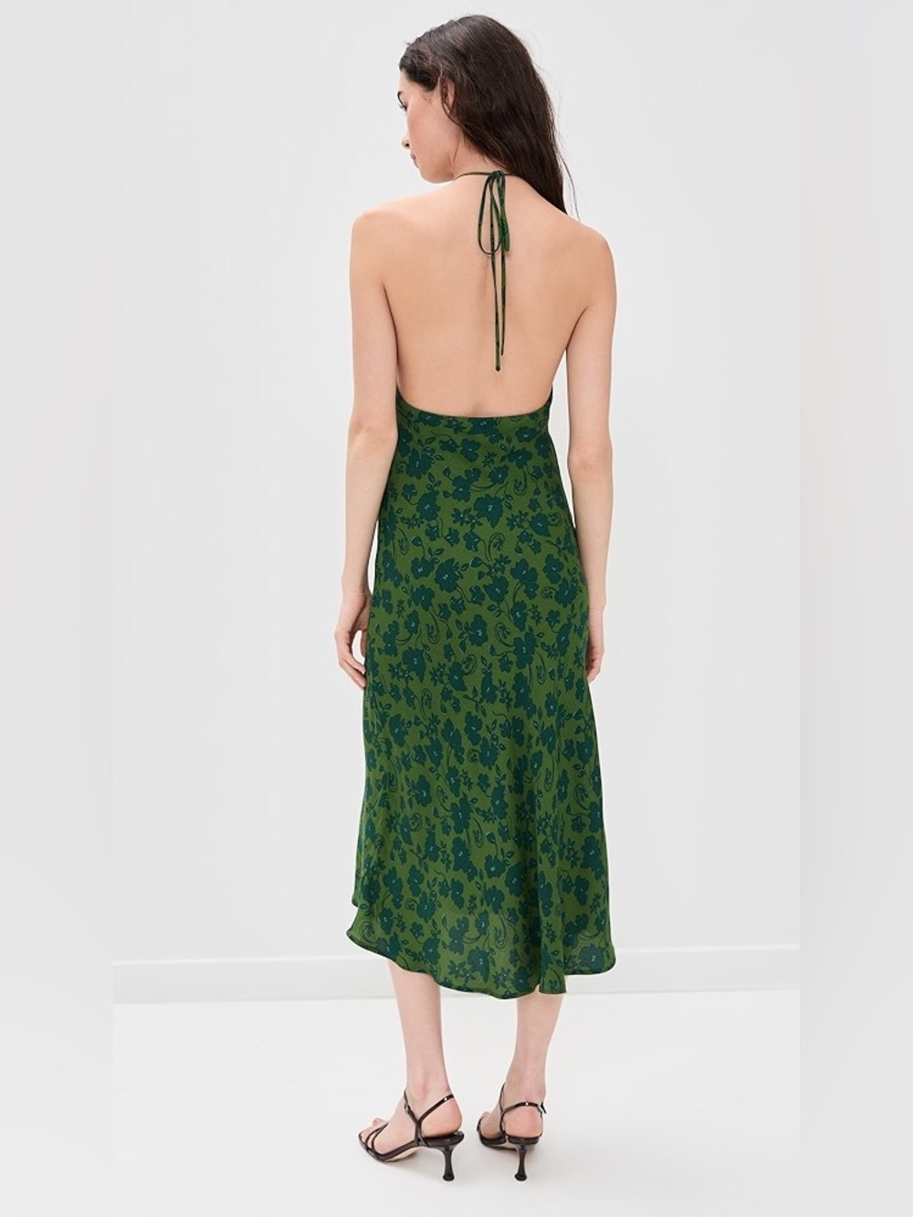 Reformation Floria Dress In Everglade Size Small NWT - Picture 2 of 7